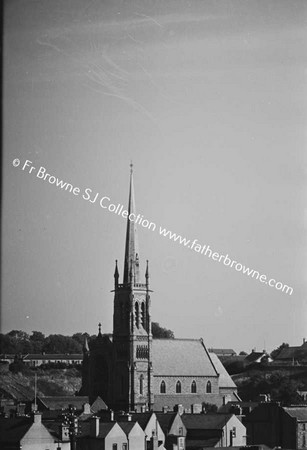 THE CHURCH SPIRES OF DROGHEDA, STEEPLEJACK AT WORK